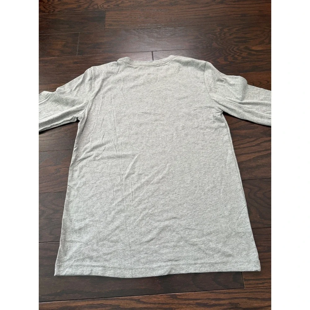 Jordan Boys Long Sleeve Graphic T-Shirt Carbon Heather Grey XL 95C680-GEH